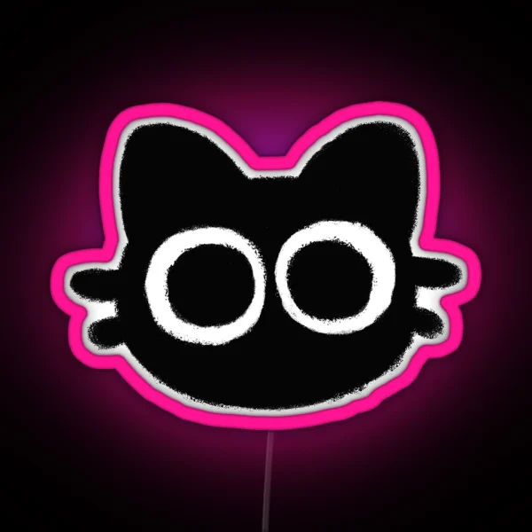 Silly Cat RGB Neon Sign