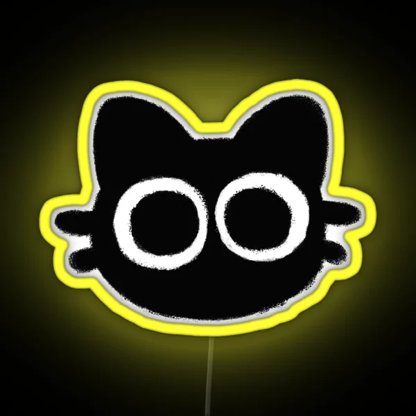 Silly Cat RGB Neon Sign