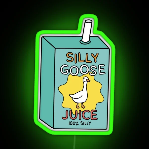 Silly Goose Juice 2 RGB Neon Sign