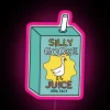 Silly Goose Juice Neon Sign RGB Pink