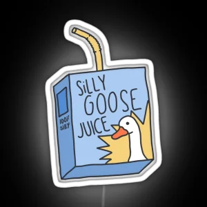 Silly Goose Juice RGB Neon Sign