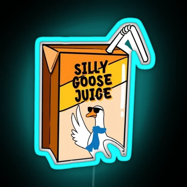 Silly Goose Juice RGB Neon Sign