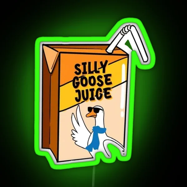 Silly Goose Juice RGB Neon Sign