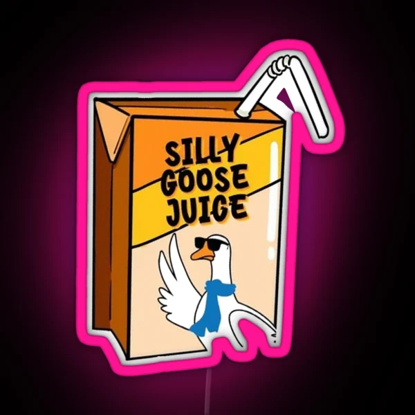 Silly Goose Juice RGB Neon Sign