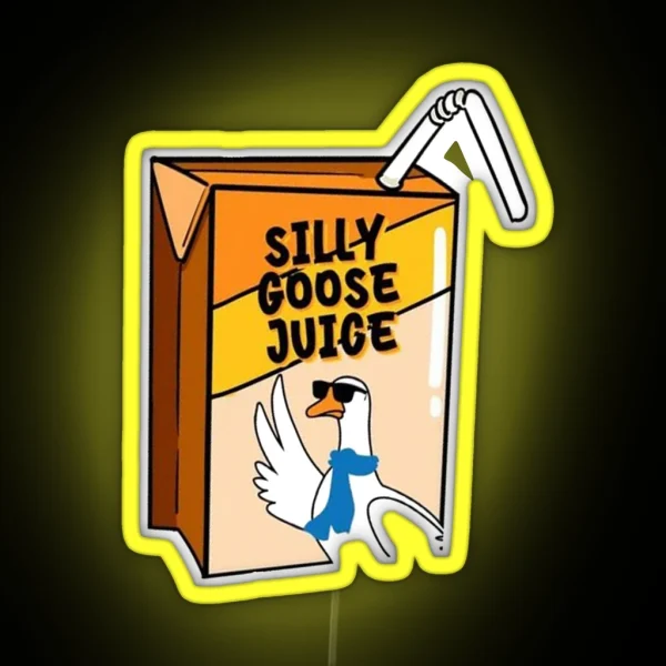 Silly Goose Juice RGB Neon Sign