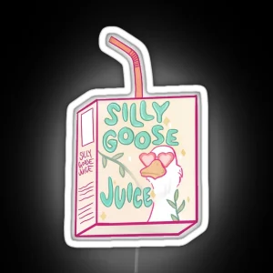 Silly Goose Juice RGB Neon Sign