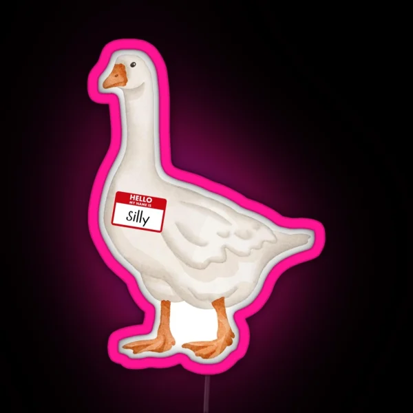Silly Goose Led RGB Neon Sign