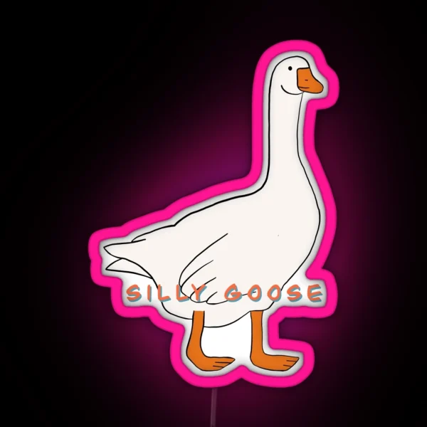 Silly Goose RGB Neon Sign
