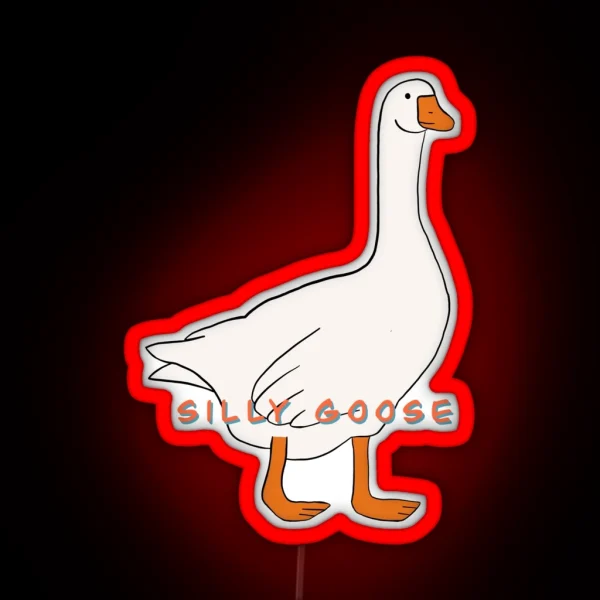 Silly Goose RGB Neon Sign
