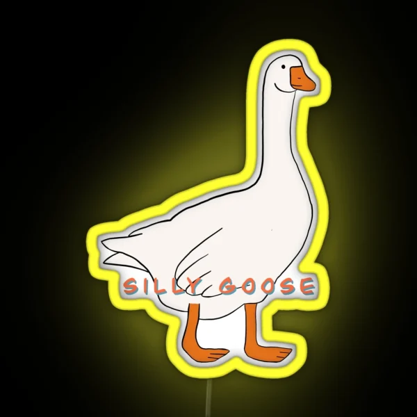 Silly Goose RGB Neon Sign