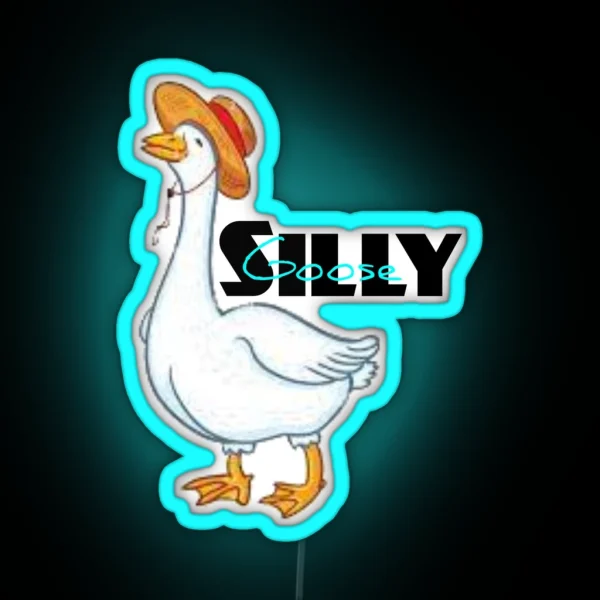 Silly Goose RGB Neon Sign