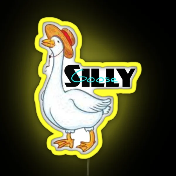 Silly Goose RGB Neon Sign