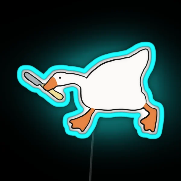 Silly Goose RGB Neon Sign