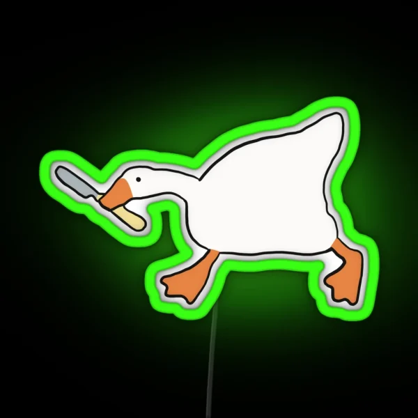 Silly Goose RGB Neon Sign