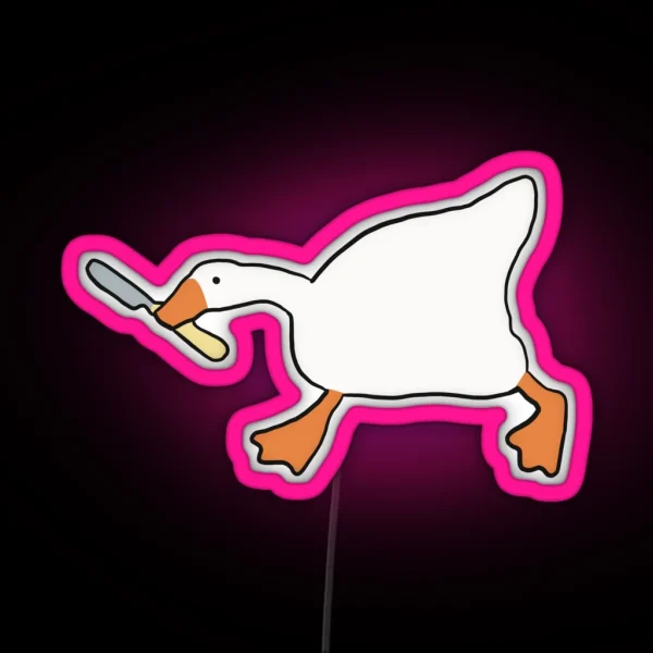 Silly Goose RGB Neon Sign