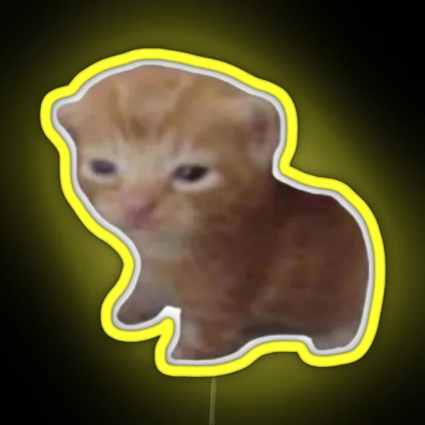 Silly Little Cat RGB Neon Sign