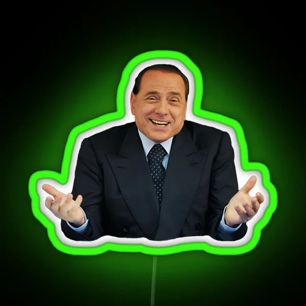 Silvio Berlusconi RGB Neon Sign
