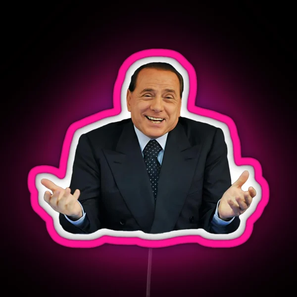 Silvio Berlusconi RGB Neon Sign