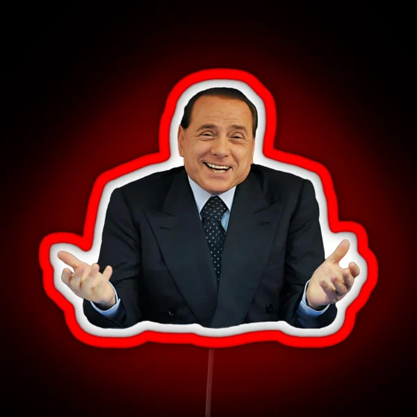 Silvio Berlusconi RGB Neon Sign