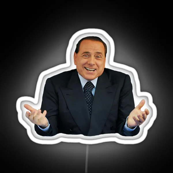 Silvio Berlusconi RGB Neon Sign