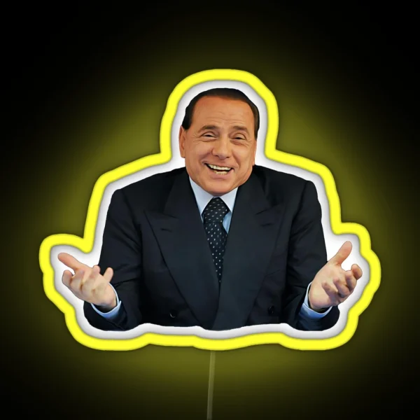 Silvio Berlusconi RGB Neon Sign