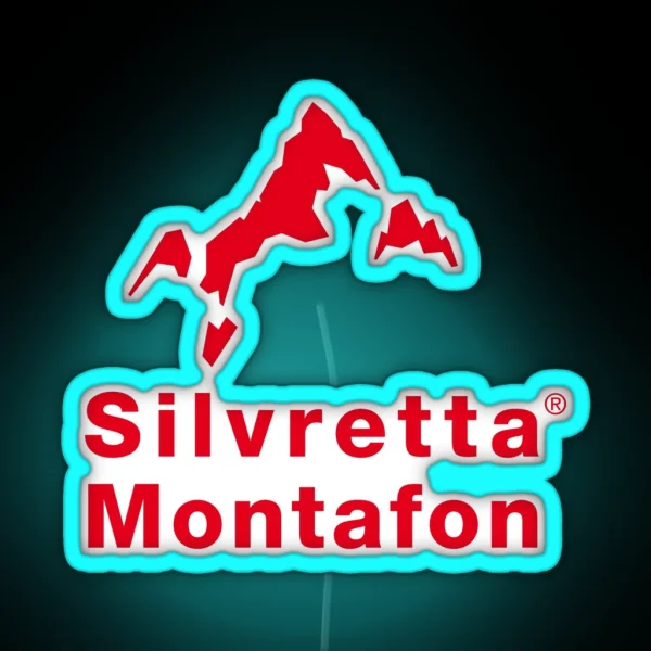 Silvretta Montafon Ski Resort Vorarlberg Bludenz Austria RGB Neon Sign