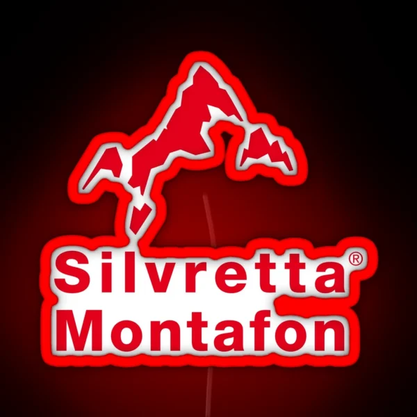 Silvretta Montafon Ski Resort Vorarlberg Bludenz Austria RGB Neon Sign