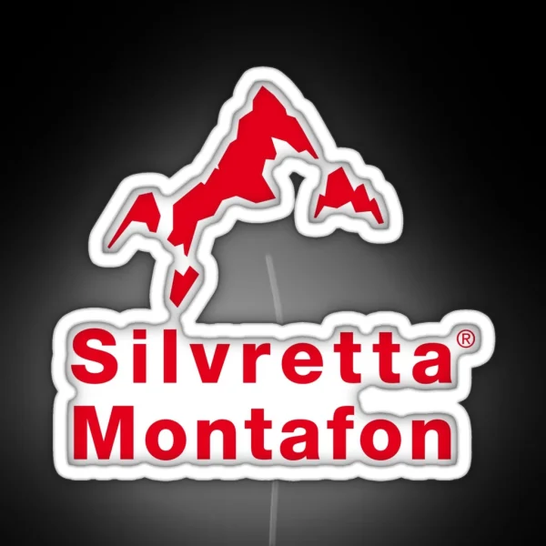 Silvretta Montafon Ski Resort Vorarlberg Bludenz Austria RGB Neon Sign