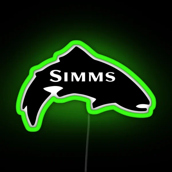 Sim Ms Fishing RGB Neon Sign