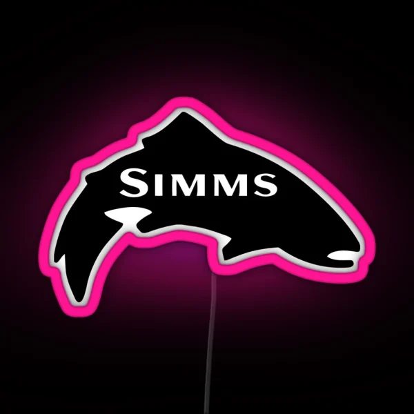 Sim Ms Fishing RGB Neon Sign