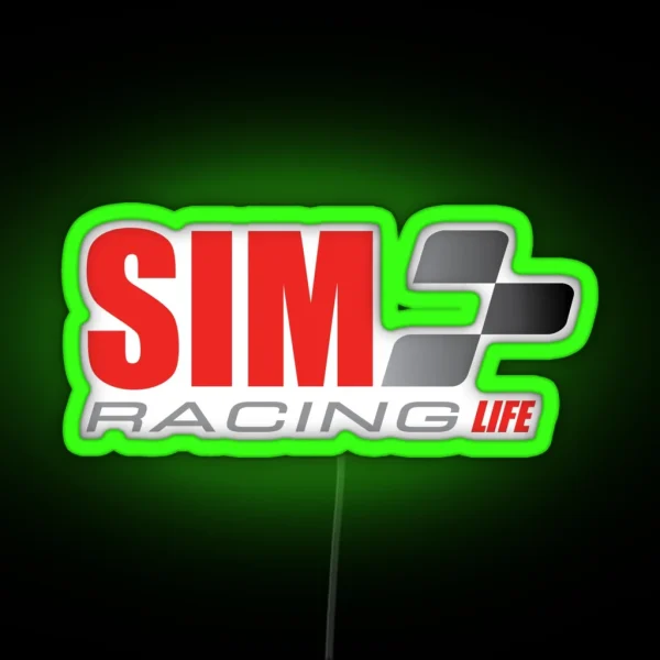 Sim Racing Life RGB Neon Sign