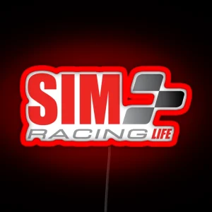 Sim Racing Life RGB Neon Sign