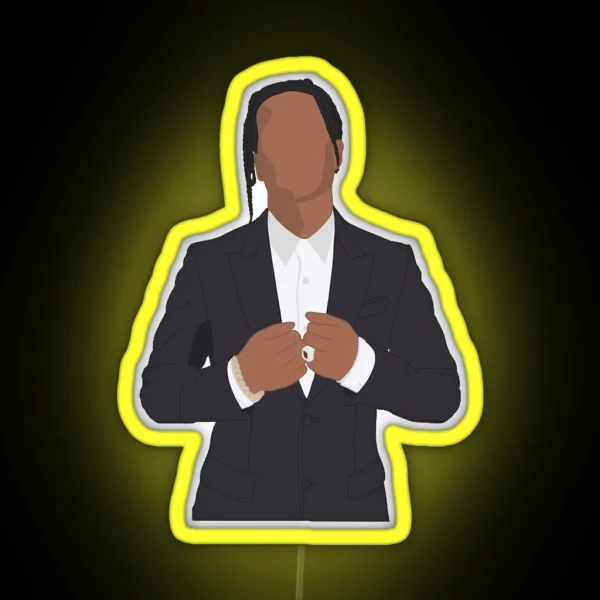Simple Asaprocky Design RGB Neon Sign