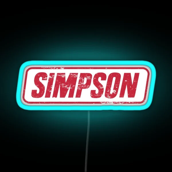 Simpson RGB Neon Sign