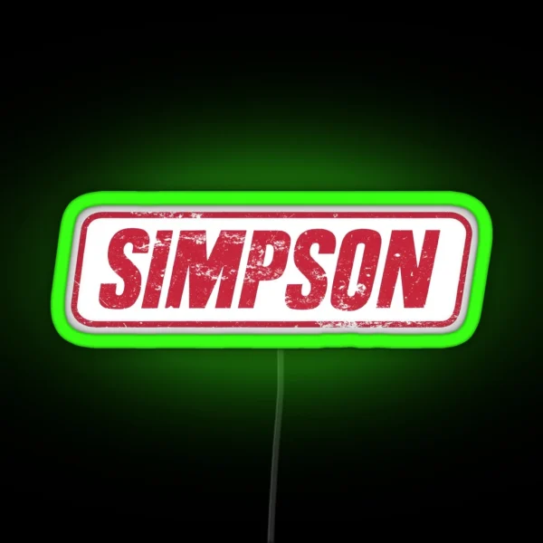 Simpson RGB Neon Sign
