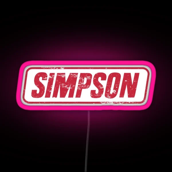 Simpson RGB Neon Sign