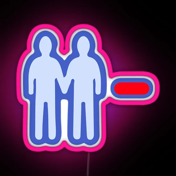 Sims 2 Negative Relationship Points RGB Neon Sign
