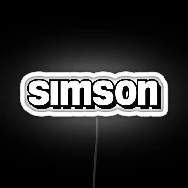 Simson Logo 2 RGB Neon Sign