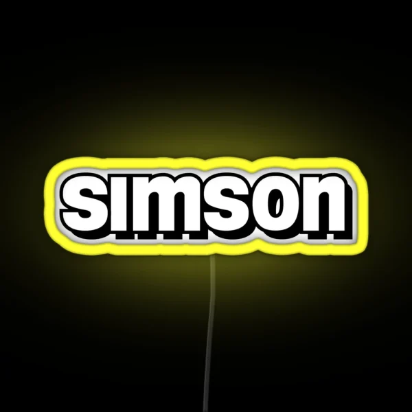 Simson Logo 2 RGB Neon Sign