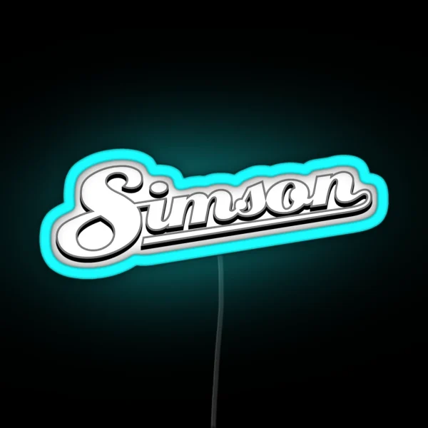 Simson Logo 3D RGB Neon Sign