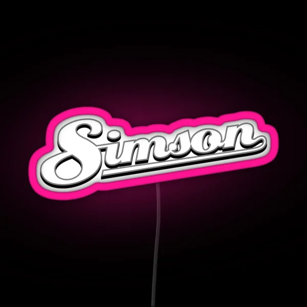 Simson Logo 3D RGB Neon Sign