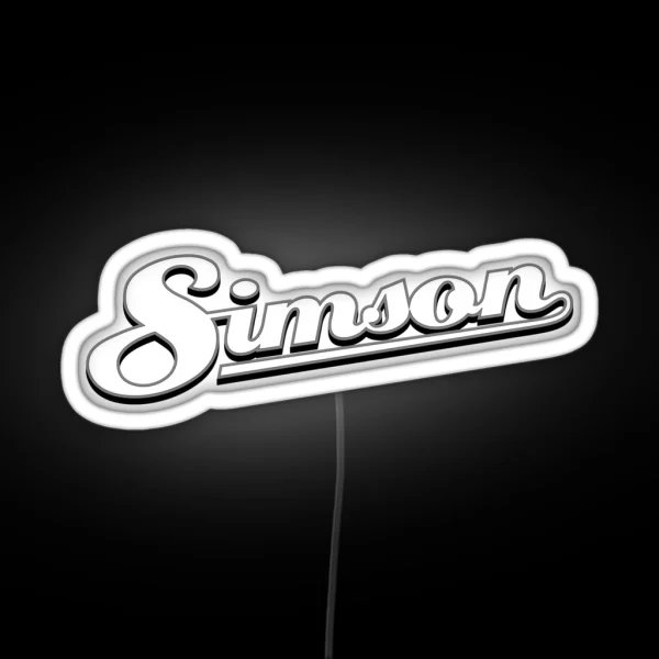 Simson Logo 3D RGB Neon Sign