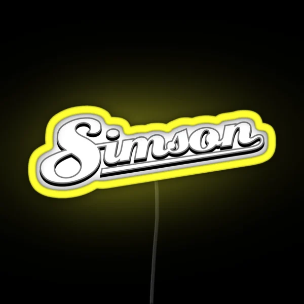 Simson Logo 3D RGB Neon Sign