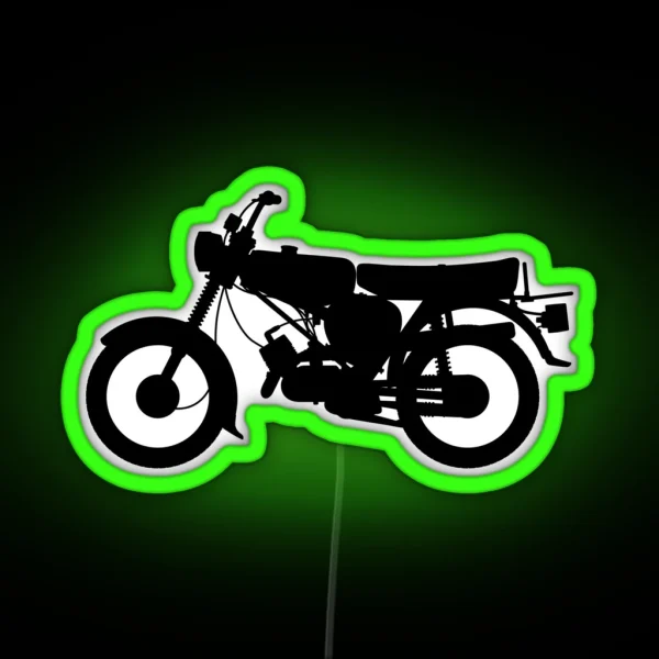 Simson S51 Enduro Silhouette RGB Neon Sign