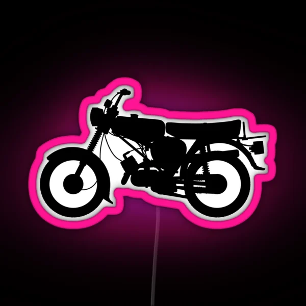 Simson S51 Enduro Silhouette RGB Neon Sign