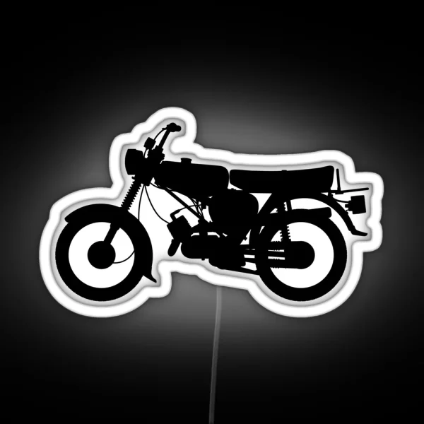 Simson S51 Enduro Silhouette RGB Neon Sign