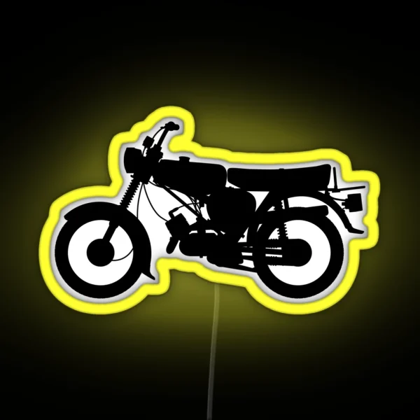Simson S51 Enduro Silhouette RGB Neon Sign