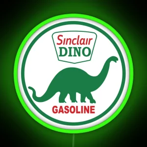 Sinclair Dino Gasoline RGB Neon Sign