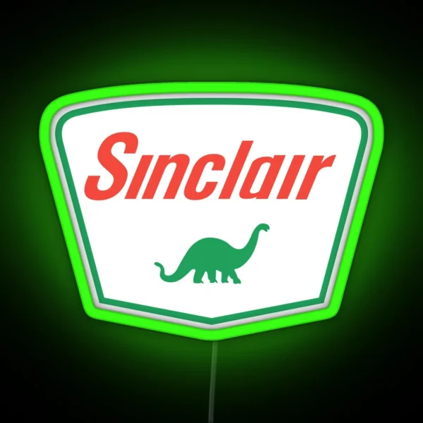 Sinclair Oil Gas RGB Neon Sign