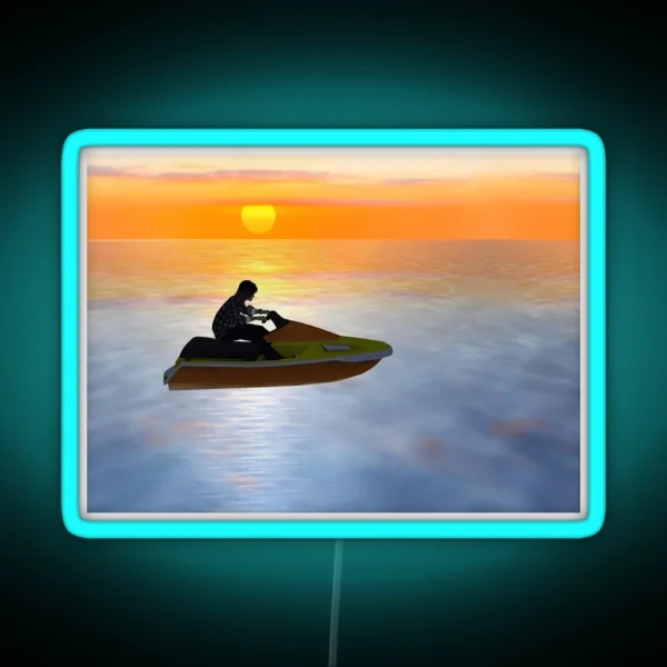 Sinjin Drowning IMVU RGB Neon Sign